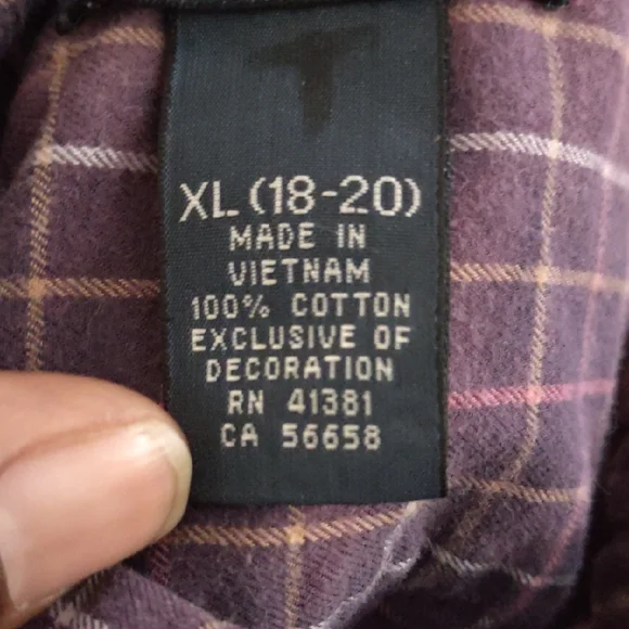 Ralph Lauren Purple Checkered Casual Shirt - Picture 6 of 10